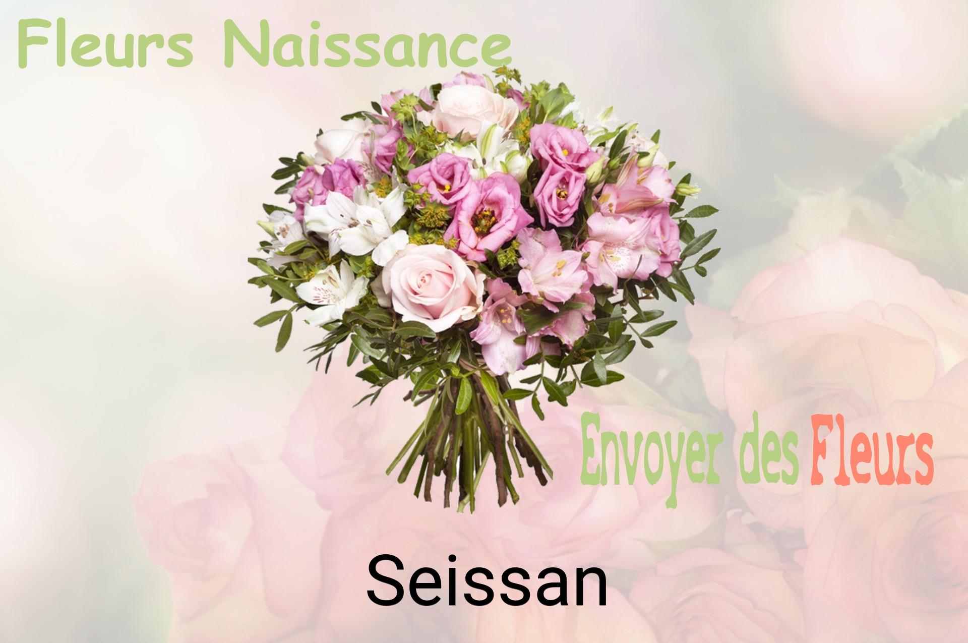 Bouquet de fleurs de naissance livré à Seissan